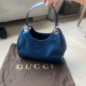 RARE *authentic* Blue Gucci handbag. With Dust bag